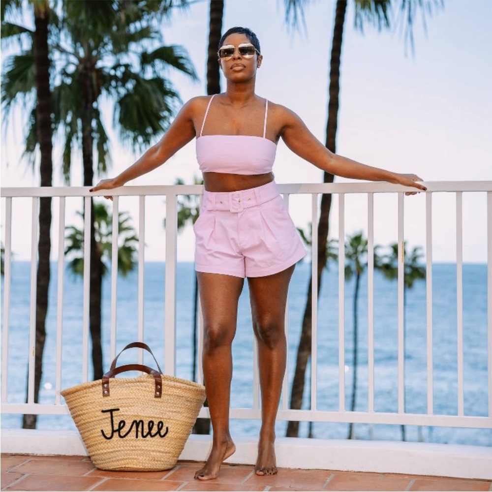 Women's High-Rise Belted Shorts - Future Collective w/Jenee Naylor Light Purple